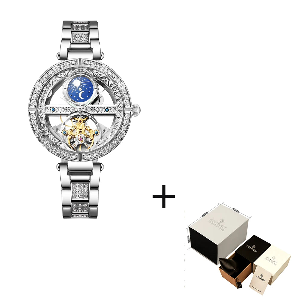 Montre Femme Horloge Luxe Mode Mécanique