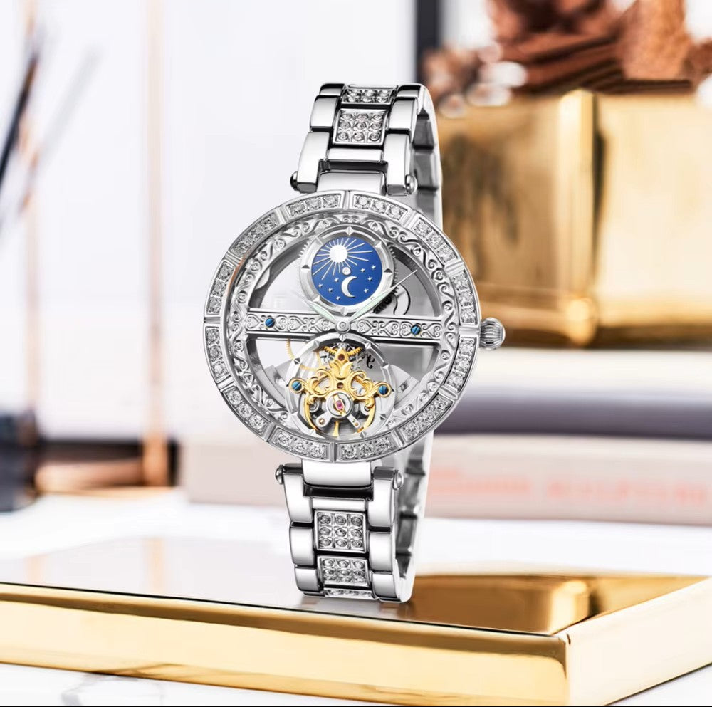 Montre Femme Horloge Luxe Mode Mécanique