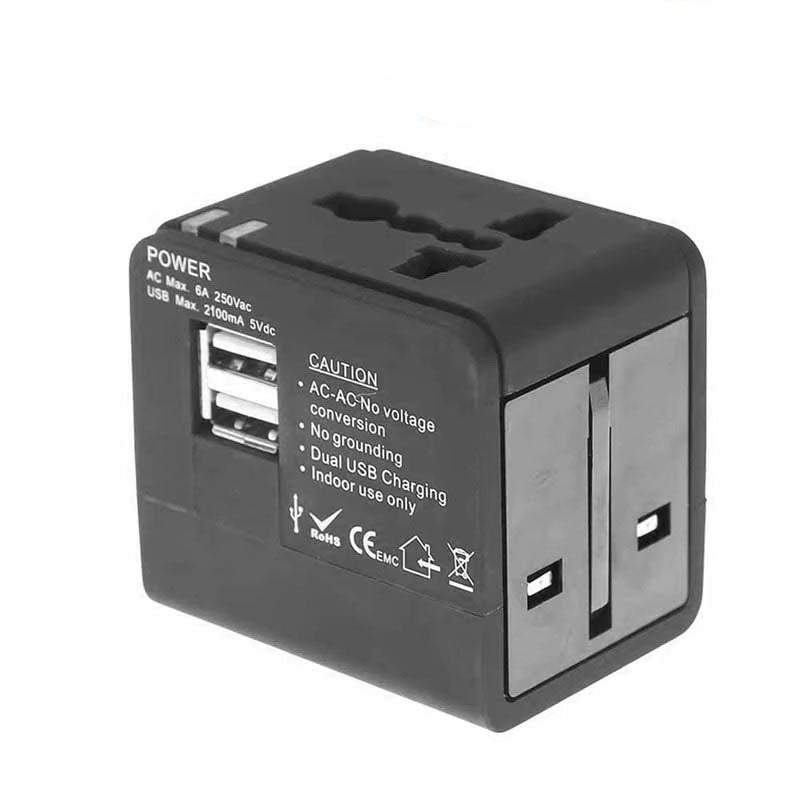 Travel Universal Power Adapter with USB converter