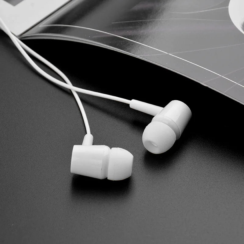 Écouteurs filaires 3,5 mm avec microphone, contrôle du volume