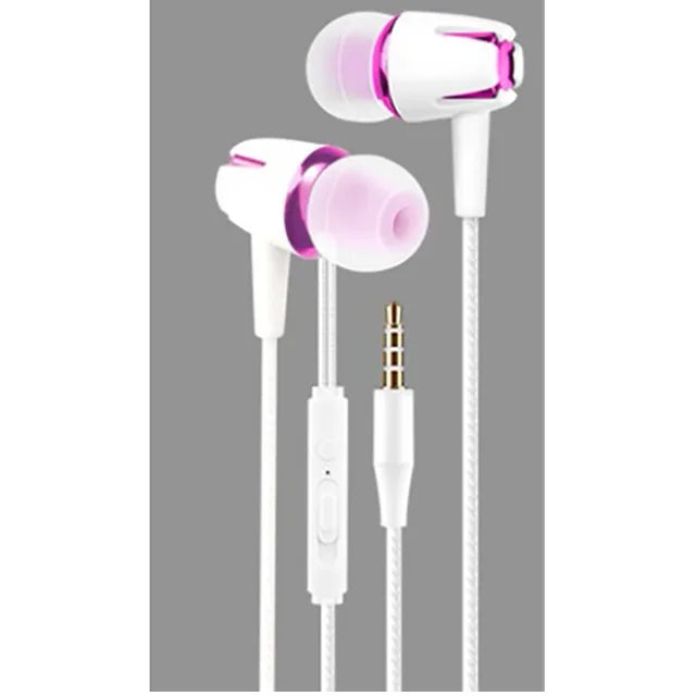 Casque filaire lumineux – Prise 3,5 mm avec microphone, contrôle volume et basse