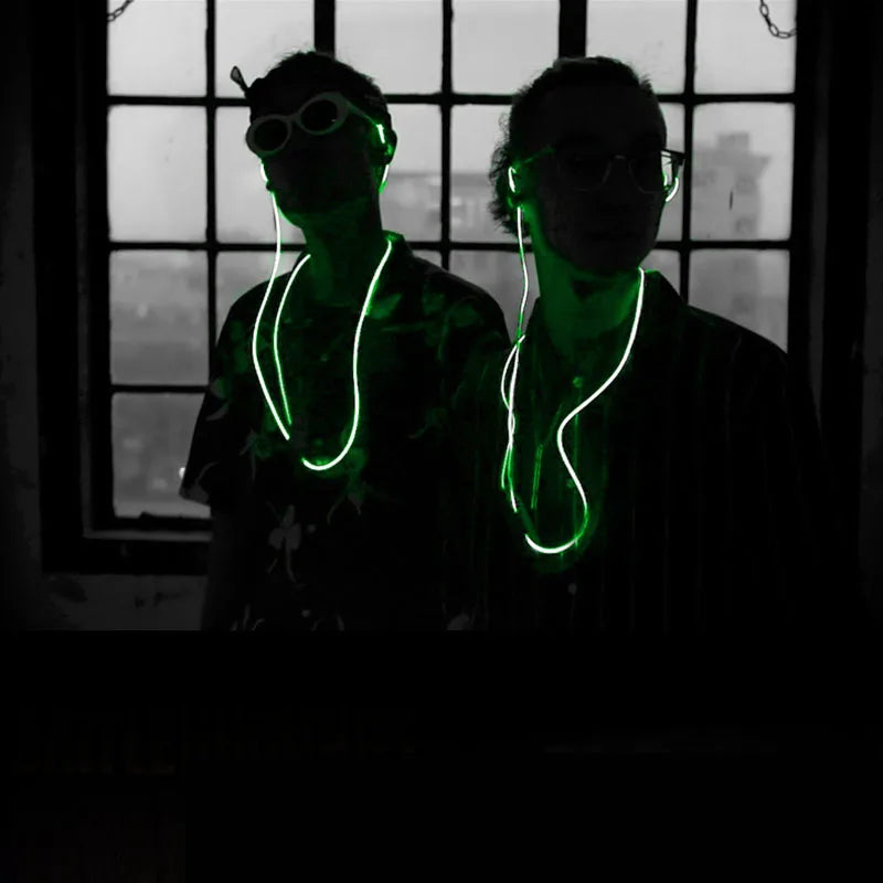 Casque filaire lumineux – Prise 3,5 mm avec microphone, contrôle volume et basse