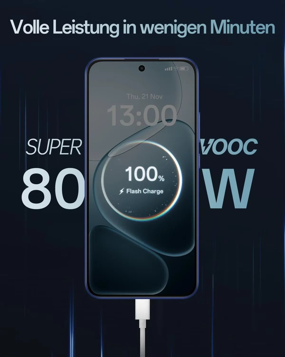 OPPO A6 Pro 5G Version UE Smartphone 8 Go+256 Go, 6500 mAh, MTK Dimensity 6300, AMOLED, Appareil photo principal AI 50 MP IP69