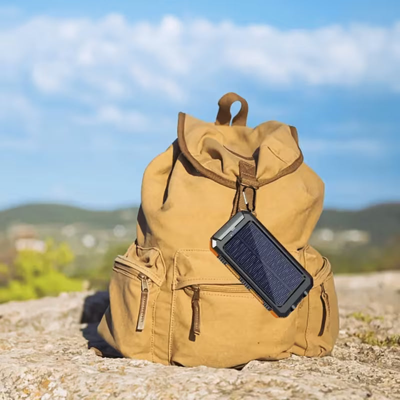 Solar power bank 10000mAh with compass