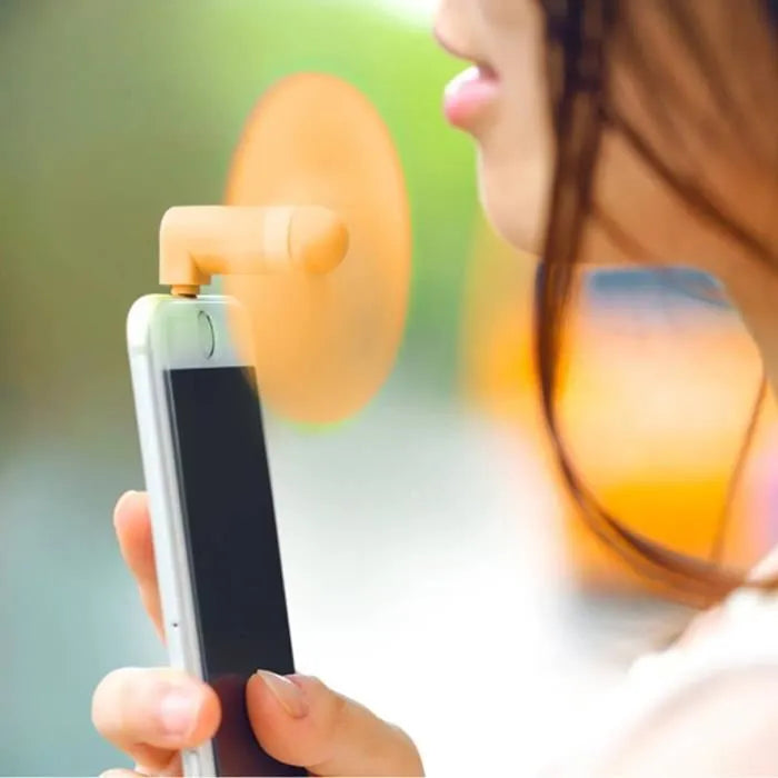 Portable Mini Fan Micro USB C Android + iPhone 5 6 6S 7 Plus 8