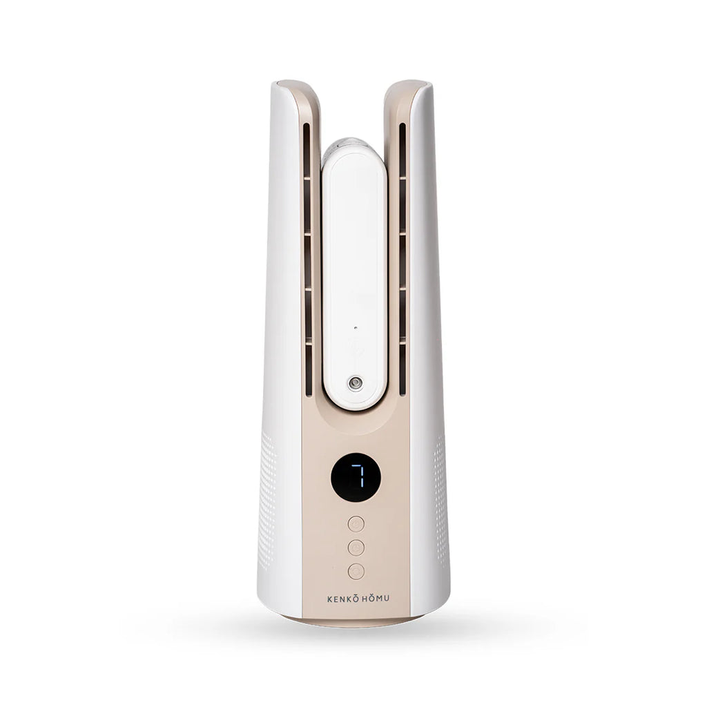 Portable Tower Fan – 6 Speeds, Mist spray